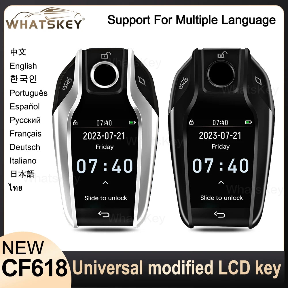 Newest CF618 Universal Modified LCD Smart Key Screen Display For BMW/Audi/Benz/Ford/Hyundai/Kia/Toyota/VW Keyless Entry