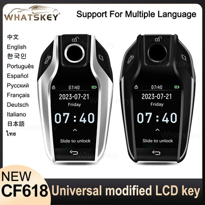 Newest CF618 Universal Modified LCD Smart Key Screen Display For BMW/Audi/Benz/Ford/Hyundai/Kia/Toyota/VW Keyless Entry