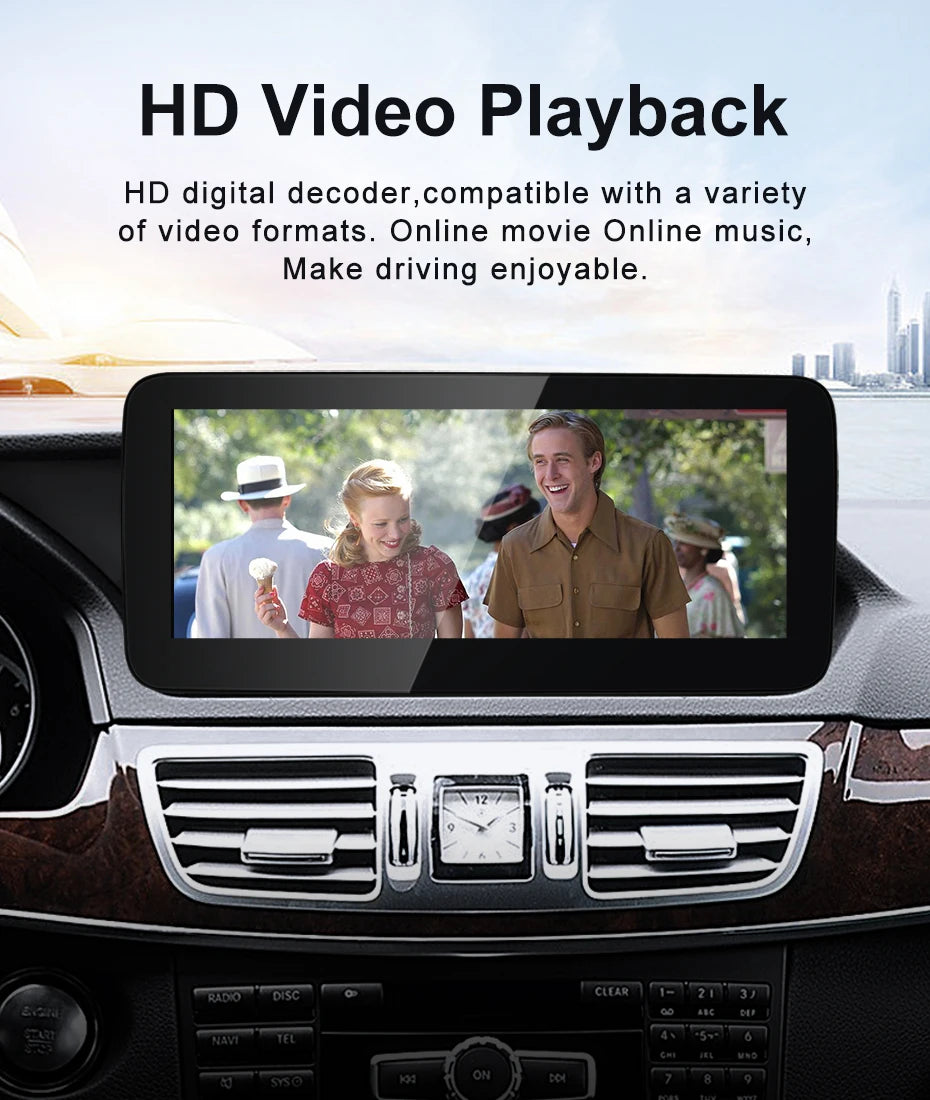 STWE New Car Multimedia Wireless Android AUTO CarPlay 10.25inch 12.3inch Screen For Mercedes Benz E Class W212 Car Video Players