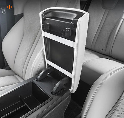 For BYD Yuan Pro Yuan UP EV 2024 Car Armrest Box Cover Interior Central Armrest Protection Gear Leather Pad Auto Accessories