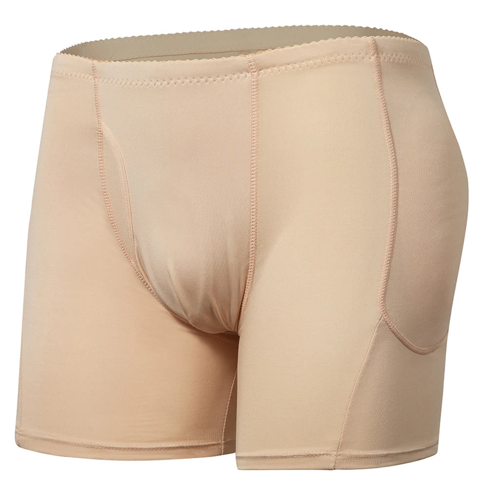 Men's Boxer Shorts Padded Breathable Butt Beautiful Thick Butt Sexy Fake Fleshy Hip Panties Boxer Panty Underwear Body Shaper