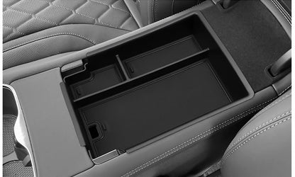 For BYD Sealion 07 2024 2025 Armrest Storage Box Center Console Layered Storage Box Cup Holder Modification Interior Accessories