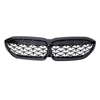 XVIP Front Bumper Kidney Grill Diamonds Style Grille For BMW 3-Series G20 G21 2019-2022 318i 320i 320d 330i 340i 340d M Sport