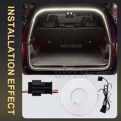 Car LED Atmosphere Light For Mercedes-Benz GLB Trunk Light Customized Tail Box Brightening Light Auto Interior Accessories