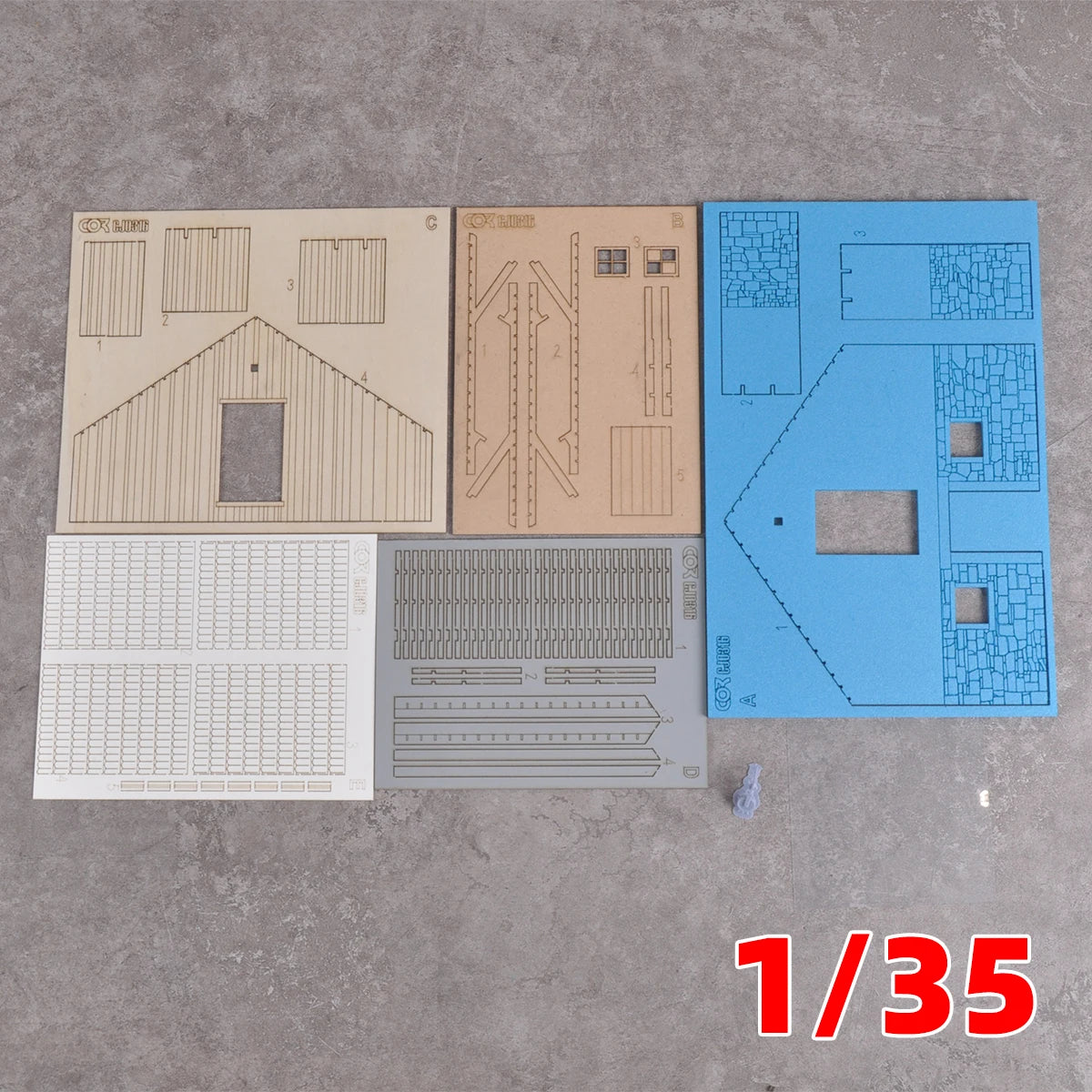 Assembly Architectural Warehouse Godown Stockroom Granary Barn Grain Elevator Diorama Building Miniature Scale Model Kit 1/35