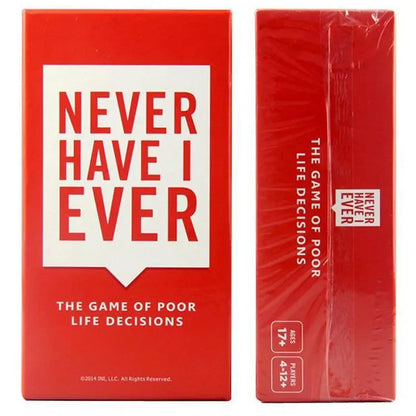 550Cards Never Have I Ever Deluxe Box Mega Set Extension Board Game Bar Night Club KTV Party Drink Table Game Toy Gift for Adult