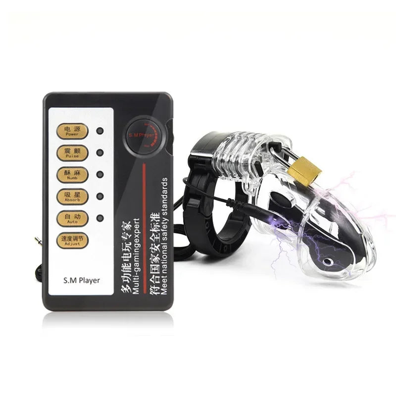 Sex Products Electric Shock Penis Ring Cock Ring Electro Stimulation Medical Therapy Massager Bdsm E-Stim Sex Toys For Men