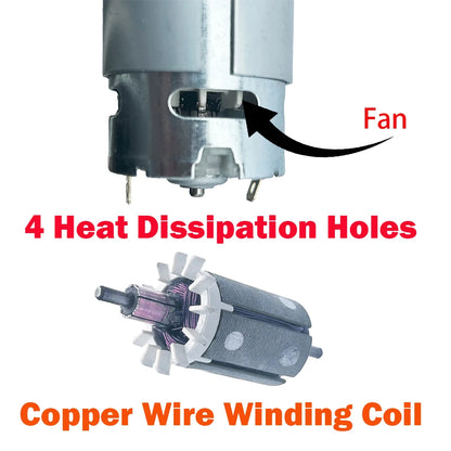 2PCS 15T 19T 23T Teeth 12V 24V RS550 RS555 Children Electric Ride on Car Vehicle High speed DC Motor Engine Upgrade Accessories