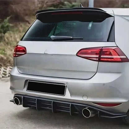 Rear Bumper Lip Diffuser Protector Guard For Volkswagen Golf 7 MK7 GTI 2013-2017 Car Styling Exterior Parts Tuning Accessories