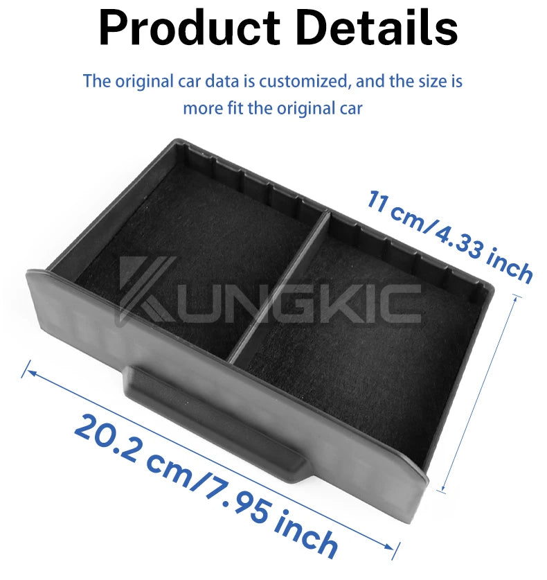 Car Central Storage Box For Dacia Duster 3 2024 2025 2026 Central Control Container Auto Dacia Duster 3 2025 Accessories