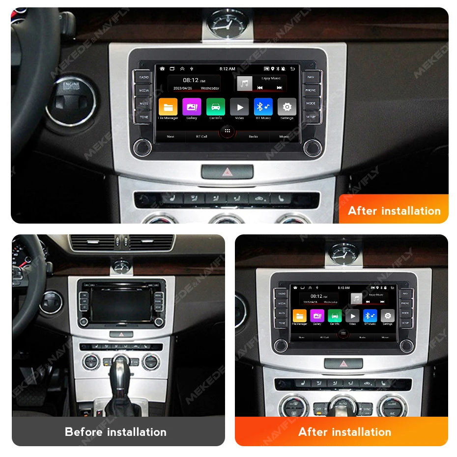 MEKEDE Android Autoradio For Volkswagen Passat b6 b7 golf 5 6 Polo Jetta Skoda Car Radio Multimedia PlayerGPS WiFi RDS Carplay