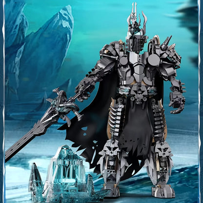 1268Pcs Wizard King Creative Building Blocks Set Abs Plastic Structure Kit, DIY Model Toy Building Blocks, Creative Home Decor