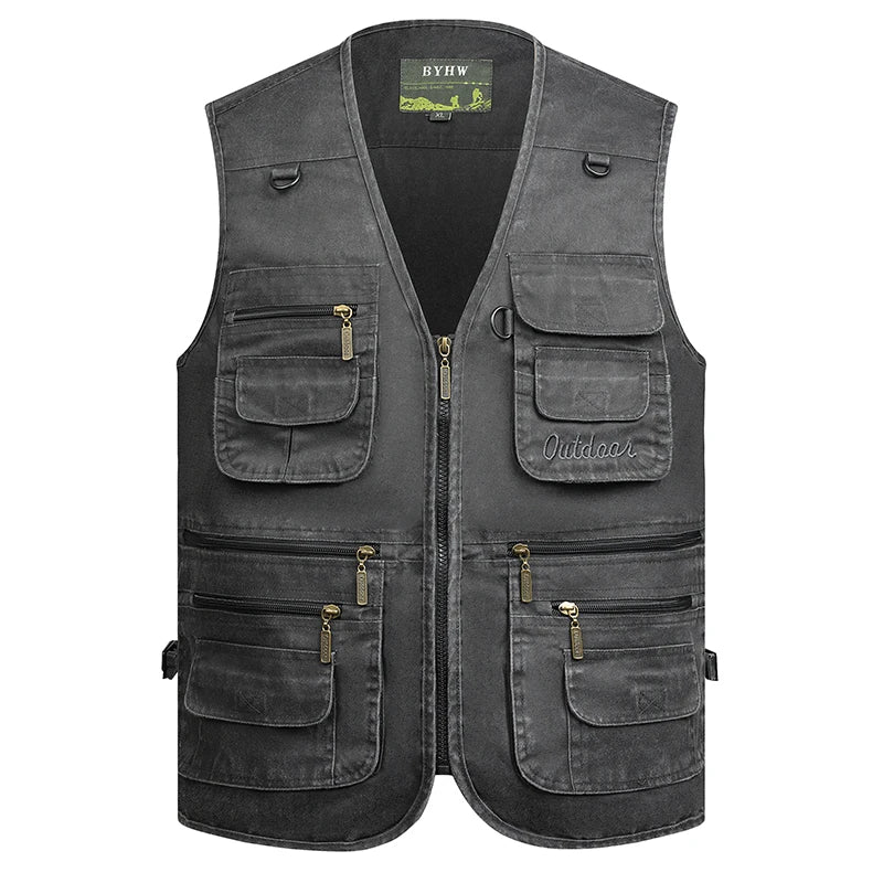 New Style Vest, Outdoor Activities, Rock Climbing, Hiking, Camping, Fishing, Mountain Climbing, Photography, Multi-pocket Vest