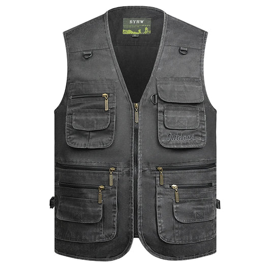 New Style Vest, Outdoor Activities, Rock Climbing, Hiking, Camping, Fishing, Mountain Climbing, Photography, Multi-pocket Vest