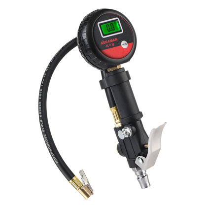 Universal Digital Tire Pressure Gauge - LCD Display High Precision Tyre Tester for Car Truck Motorcycle Vehicles