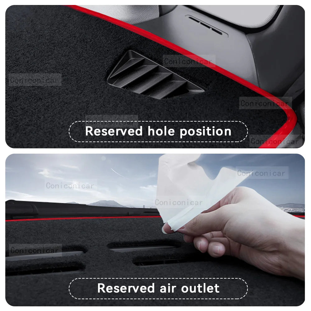 Dashboard Cover Mat Protective Pad  For TOYOTA RAV4 2019-2024 Car Accessories Dash Board Sunshade Anti-UV Carpet Dashmat