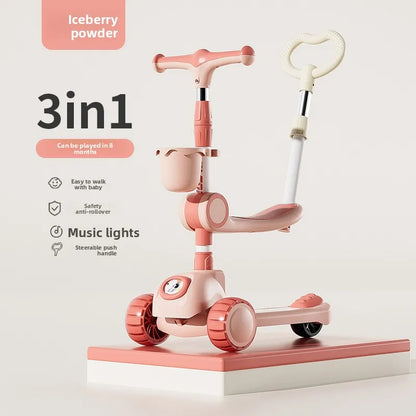 Scooter for children and scooter suitable for boys and girls, ideal for helping children develop their sense of balance