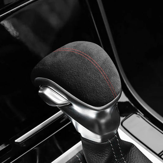 For Kia K3 Sportage R KX1 Gear Shift Shifter Protection Boot Cover Trim Sticker Car Interior Accessories Made of Alcantara
