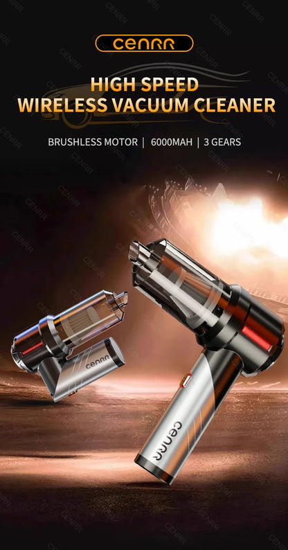 CENRR 998000PA Car Vacuum Cleaner Powerful Mini Cordless Portable Vacuum Cleaner for Home Appliance Handheld Blower Car Cleaner
