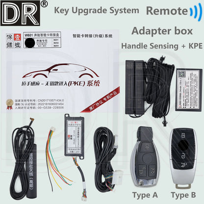DR Smart Card Adapter (Upgrade) System Handle Sensing Keyless Entry (PKE) Car Remote Key For Mercedes Benz A B C E S Class