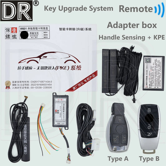 DR Smart Card Adapter (Upgrade) System Handle Sensing Keyless Entry (PKE) Car Remote Key For Mercedes Benz A B C E S Class