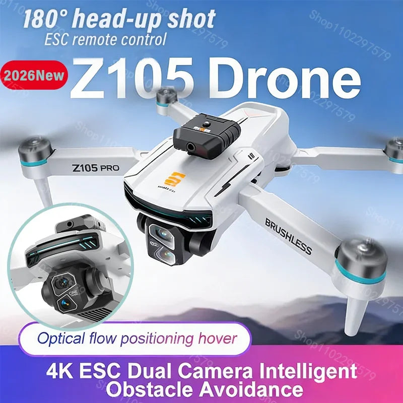 Z105 Mini Drone RC Quadcopter with Brushed Motor Brainy Flight 4.5-inch Remote Control Kid/Beginner-Friendly Toy Friendship Gift