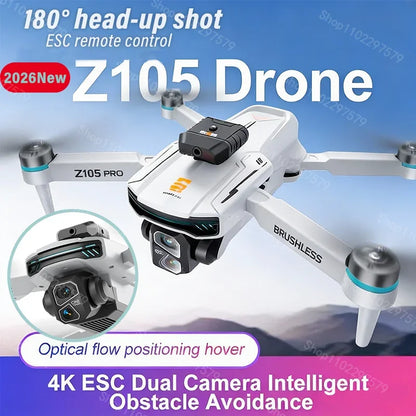 Z105 Mini Drone RC Quadcopter with Brushed Motor Brainy Flight 4.5-inch Remote Control Kid/Beginner-Friendly Toy Friendship Gift