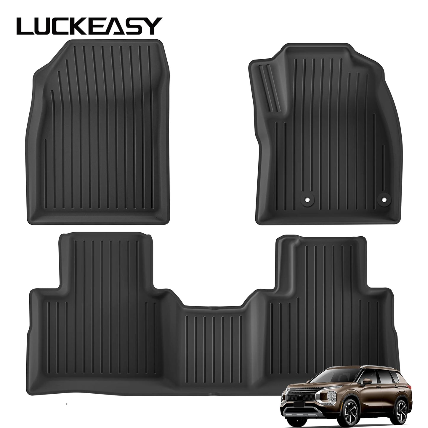 for Mitsubishi Outlander 2023-2024 Car Floor Mats Car Accessories Cargo Liner Trunk Mat Protection Pad Only Fit Right Rudder