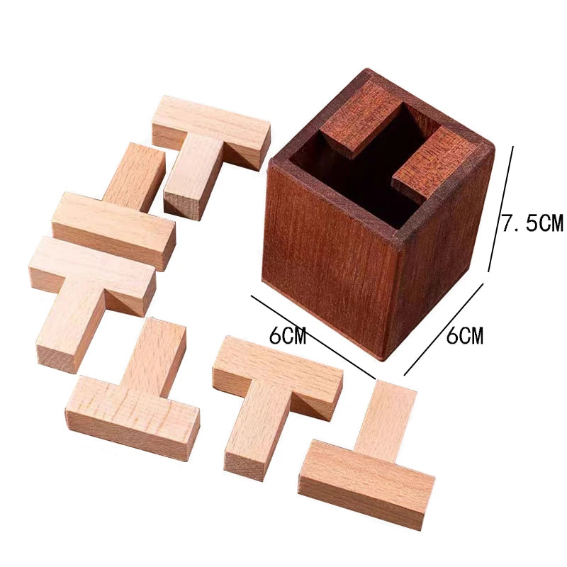 Boutique IQ Puzzle Brain Fitness Games Teaser Puzzles for Adults and Kid Mind Educationl Toys Surprise Gifts Creative Idea
