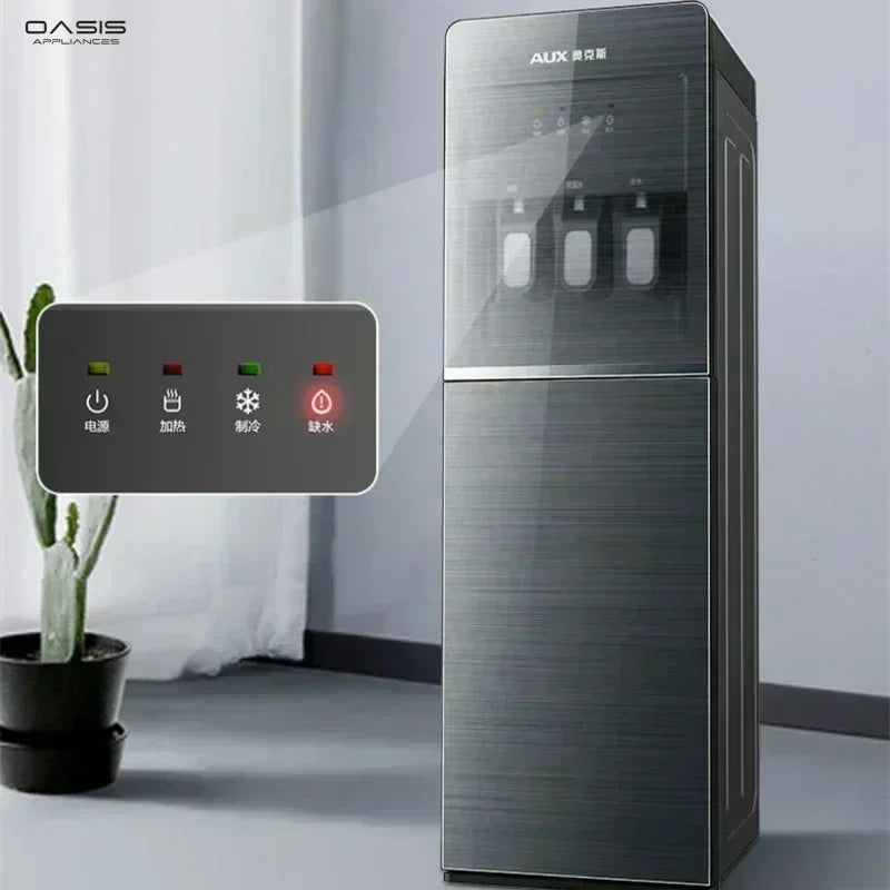 Vertical Electric Water Dispenser - Cool & Warm. Family Drinking Tool for Living Room.