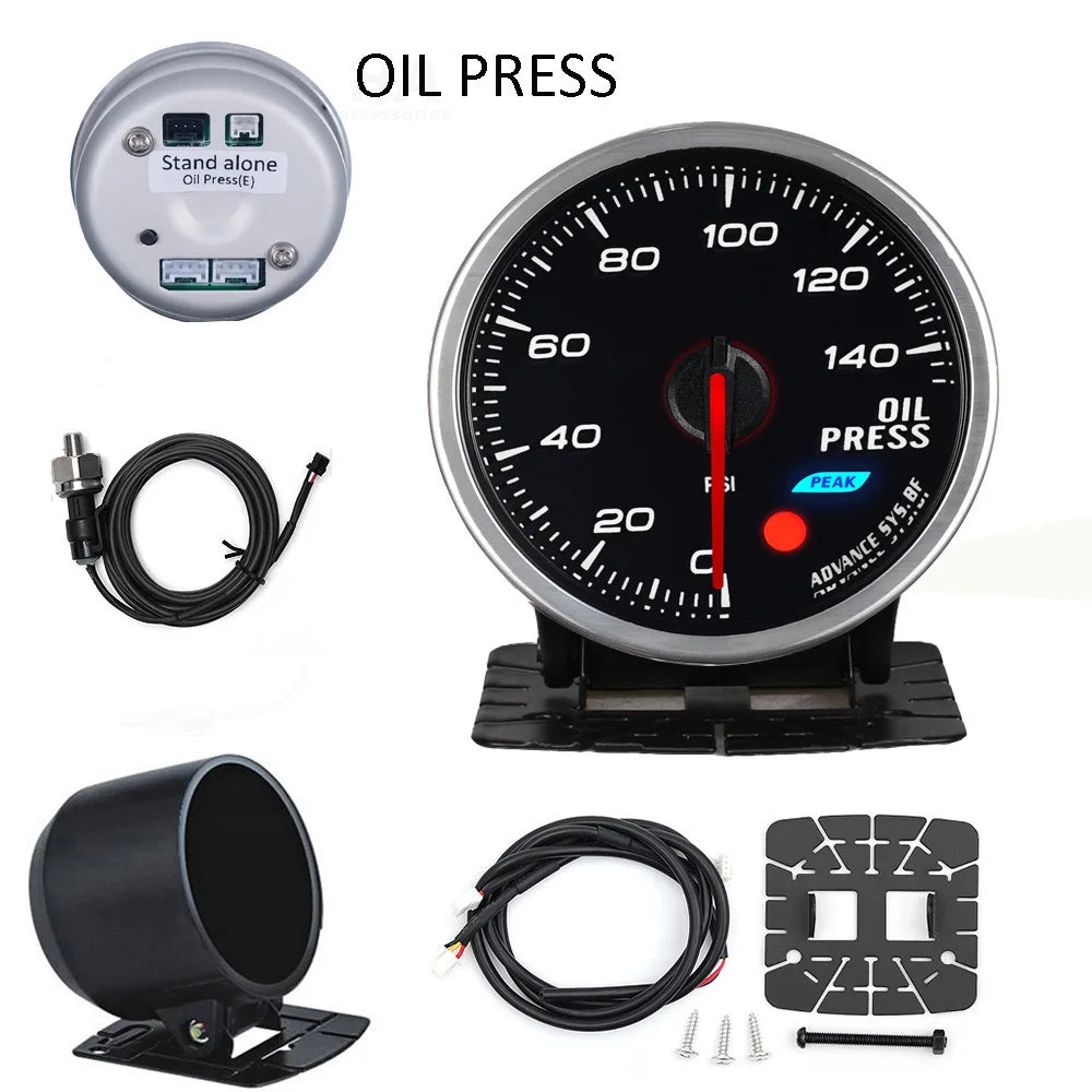 HA Accessories Auto Gauge 60MM DEF BF Style Water Temp Oil Temp Oil Press Tachometer RPM EGT