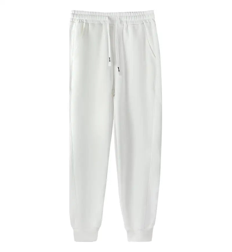 High Quality Cotton 2026 Men Spring Autumn Sweatpants Casual Drawstring Pockets Trousers Oversize Sweatpants Joggers For Unisex
