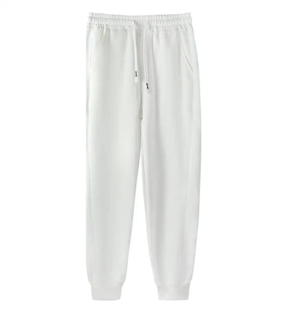 High Quality Cotton 2026 Men Spring Autumn Sweatpants Casual Drawstring Pockets Trousers Oversize Sweatpants Joggers For Unisex