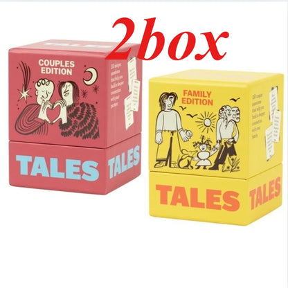 New 150pcs Card Conversation Starter Game Family Edition Fun Icebreaker for Adults and Family Gatherings Couples Card Game Tales