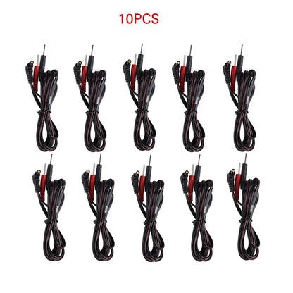 Electrode Lead Wires TENS Conductive Standard Pin for Ems Massage Electrode Pad Standard Pin  Digital Tens Machine Health Care