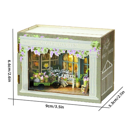 DIY Wooden Miniature Doll House Model Kits 3D Puzzle Dollhouse With Furniture for Friends Birthday Gifts Home Decoration Crafts