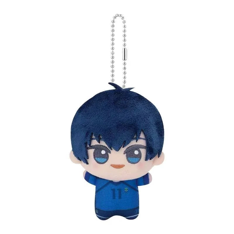 New Anime Blue Lock Vol.7 Hiori You Isagi Yoichi Cosplay Plush Doll Fluffy Maumet Pendant Puppet Keychain Keyring Charm Gifts