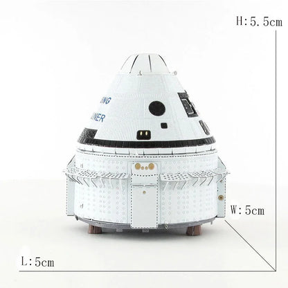Space Exploration 3D Metal Puzzle Shuttle Hubble Space Telescope Mars Rover Model Toy for Kids Creative Jigsaw Puzzle Gift Toys