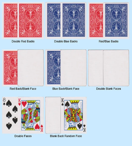 Bicycle Gaff Playing Cards Magic Variety Pack Deck Card Games Special Props Magic Tricks for Magician