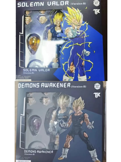 In Stock Black Hole Toys & TK Dragon Ball SHF Super Saiyan SSJ Majin Vegeta Full Power Anime Action Figures Models Gifts Toy