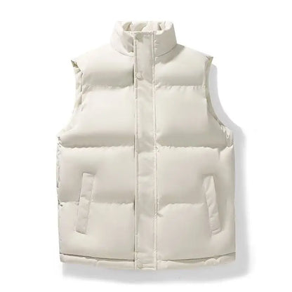 2026 New Men's down Vest Autumn Winter Large Size Sleeveless Casual Thickened Men's Vest Fashionable Youth Active Style Zippe...