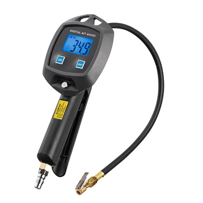 Multi-Unit Tire Inflator Gauge 0-18Kg/cm² 0-1800KPA 0-255PSI 0-18Bar Digital Display For Car Bike Tire Pressure Monitoring