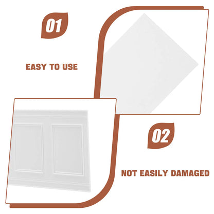 Dollhouse Stick on Skirting Board Baseboard Peel and Trim Molding Self-adhesive
