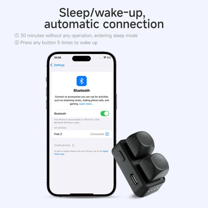 New Keypad Dual Button E-book Page Turner For Tablet Mobile Phone Blue Tooth Remote Control Swipe Short Videos For Android/IOS
