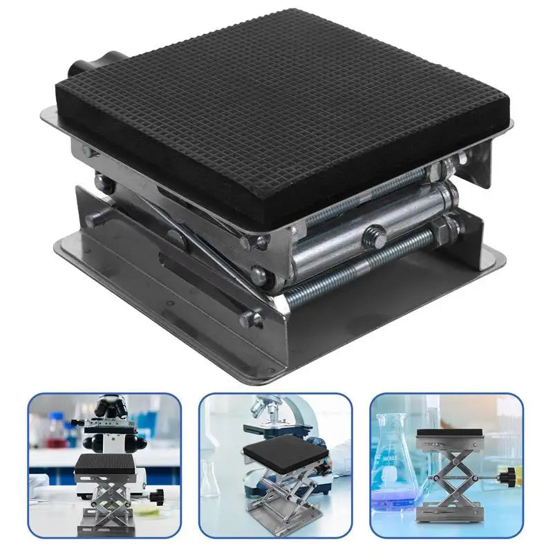 Jack Stand Scissor Platform Lift Lab Lifting Laboratory Table Mini Support Labs Scientific Metal Supplies Car Hydraulic The
