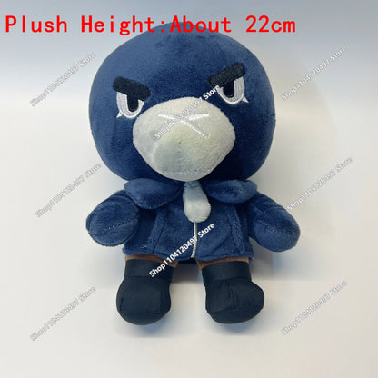 Animation Boys Girls PRIMO Brawler Toy Figures Plushies Leon Spike Shelly Figure Kids Game Toy Figures Birthday Gift