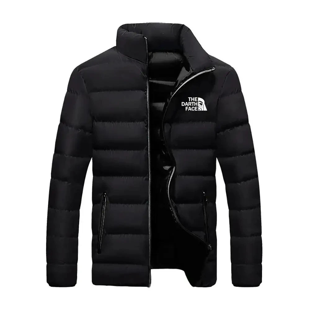 2024 Men's Cotton Clothing Fashion Brand Jacket Sports Bicycle Printed Street Warm Business Casual Top New Style