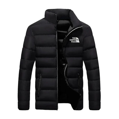 2024 Men's Cotton Clothing Fashion Brand Jacket Sports Bicycle Printed Street Warm Business Casual Top New Style