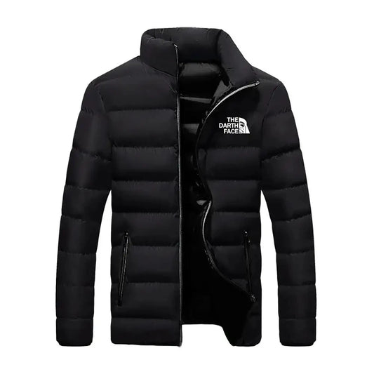 2024 Men's Cotton Clothing Fashion Brand Jacket Sports Bicycle Printed Street Warm Business Casual Top New Style