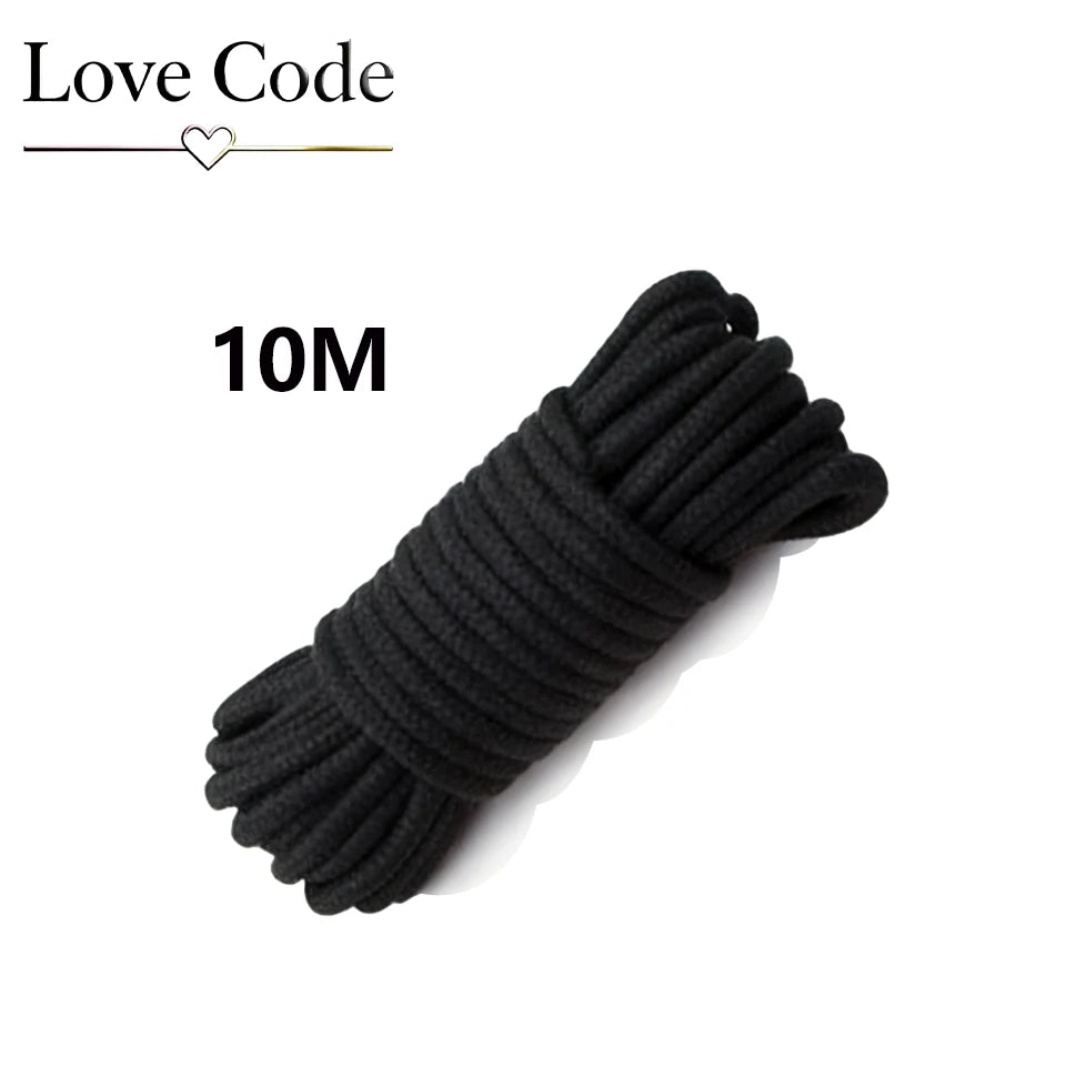 5m/ 10m Cotton Rope Female Adult Sex products Slaves BDSM Bondage Soft Rope Adult Games Binding Rope Role-Playing Sex Toy